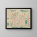 Ohne Titel 23 - Edvard Munch — gerahmtes Bild an der Wand