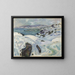 Winter am Fjord - Edvard Munch — gerahmtes Bild an der Wand