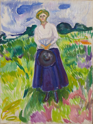 Edvard Munch - Woman in a Green Meadow.webp