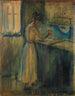 Junge Frau beim Waschen - Edvard Munch — Ansicht des Kunstwerks