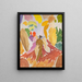 Faune und Nymphe - Edvard Weie — gerahmtes Bild an der Wand