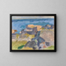 Landschaft von Christians - Edvard Weie — gerahmtes Bild an der Wand