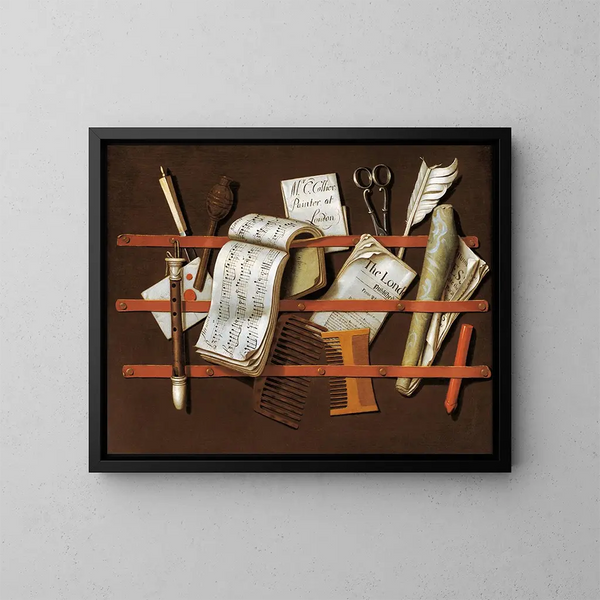Porte-lettres - Edwaert Collier — gerahmtes Bild an der Wand