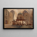 Moschee des Sultans Hassan in Kairo - Edward Angelo Goodall — gerahmtes Bild an der Wand