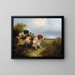 Zwei Terrier - Edward Armfield — gerahmtes Bild an der Wand