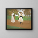Jardins de Kensington - Edward Arthur Walton — gerahmtes Bild an der Wand