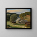Landschaft - Edward Bruce — gerahmtes Bild an der Wand