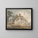 Ein Cottage in der Nähe von Southampton - Edward Dayes — gerahmtes Bild an der Wand