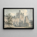 Abbaye de Llanthony, Monmouthshire - Edward Dayes — gerahmtes Bild an der Wand