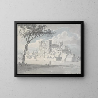 Minster von Ripon - Edward Dayes — gerahmtes Bild an der Wand