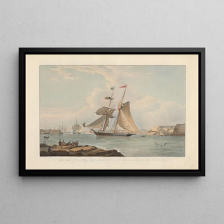 Edward Duncan - The Mary Joshua Collings Master Entering the Harbour of La Valletta in the Island of Malta Dec 5 1835.webp