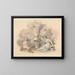 Allegorie des Dampfes - Edward Francis Burney — gerahmtes Bild an der Wand