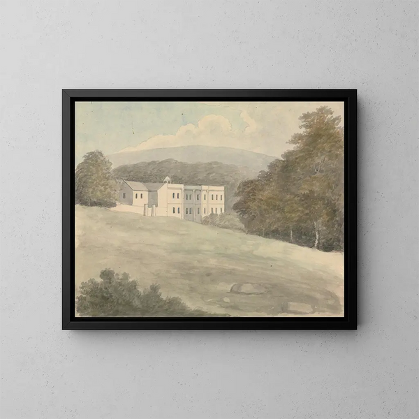 Parc de Norbury - Edward Francis Burney — gerahmtes Bild an der Wand