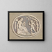Pamphilie - Edward Francis Burney — gerahmtes Bild an der Wand