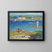 Eine Angeltag - Edward Henry Potthast — gerahmtes Bild an der Wand