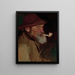 Ein Fischer aus Maine - Edward Henry Potthast — gerahmtes Bild an der Wand