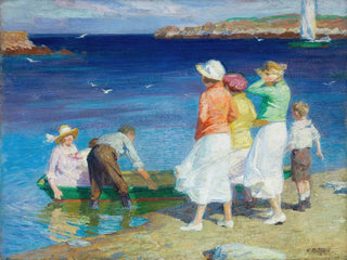 Eine Bootsfahrt - Edward Henry Potthast — Ansicht des Kunstwerks