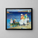 Eine Bootsfahrt - Edward Henry Potthast — gerahmtes Bild an der Wand