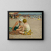 Des vacances d'été - Edward Henry Potthast — gerahmtes Bild an der Wand