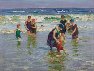 Badegäste - Edward Henry Potthast — Ansicht des Kunstwerks