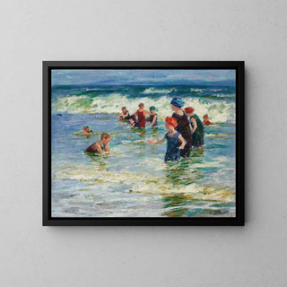Edward Henry Potthast - Beach Scene.webp
