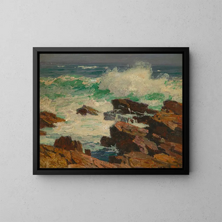 Edward Henry Potthast - Crashing Waves.webp