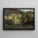 Tennis auf Rasen in St Ives - Edward Henry Potthast — gerahmtes Bild an der Wand