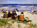 Sur la plage à Ogunquit, Maine - Edward Henry Potthast — Ansicht des Kunstwerks