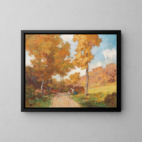 Unbenanntes Gemälde - Edward Henry Potthast — gerahmtes Bild an der Wand