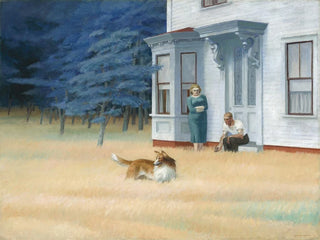 Abend in Cape Cod - Edward Hopper — Ansicht des Kunstwerks