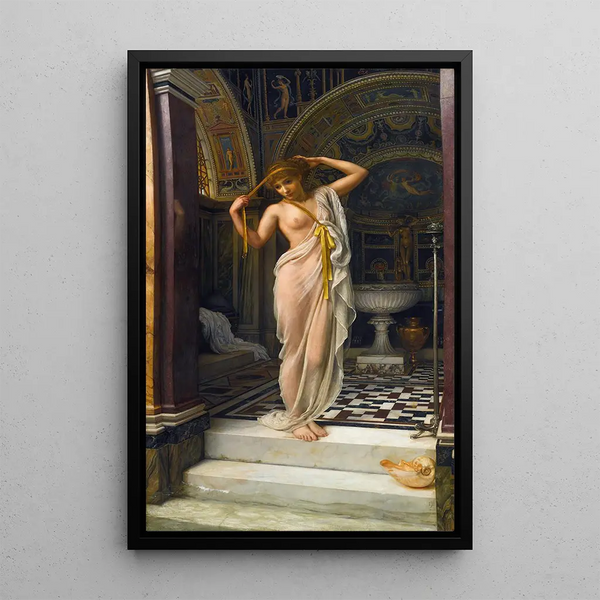 Diadumène - Edward John Poynter — gerahmtes Bild an der Wand