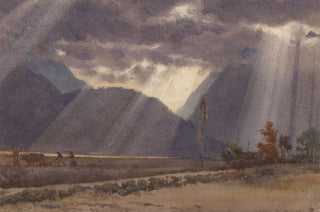 Edward John Poynter - Landscape near Ageles Gazost at the foot of the Pyrenees.webp