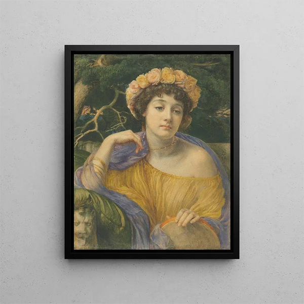 Die Tänzerin - Edward John Poynter — gerahmtes Bild an der Wand