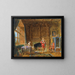 Innenraum - Edward Lamson Henry — gerahmtes Bild an der Wand