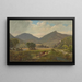 Kutschenbild vom Berg in Saugerties - Edward Lamson Henry — gerahmtes Bild an der Wand