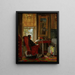 Totalement absorbé - Edward Lamson Henry — gerahmtes Bild an der Wand