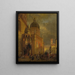 Place du village - Edward Lamson Henry — gerahmtes Bild an der Wand