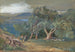 Vue lointaine de Corfou depuis Viros - Edward Lear — Ansicht des Kunstwerks