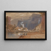 Felsen von Cheddar, Somerset - Edward Lear — gerahmtes Bild an der Wand