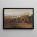 Corfou depuis Ascension - Edward Lear — gerahmtes Bild an der Wand