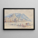 Hardwar Inde - Edward Lear — gerahmtes Bild an der Wand