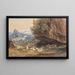 La Cava, Italien - Edward Lear — gerahmtes Bild an der Wand