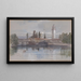 Monastir - Edward Lear — gerahmtes Bild an der Wand