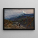 Vue du mont Athos, Grèce - Edward Lear — gerahmtes Bild an der Wand