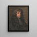 Samuel Butler, der Autor von Hudibras - Edward Luttrell — gerahmtes Bild an der Wand