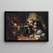 Die letzten Abschiede von Marie-Antoinette und ihrem Sohn - Edward Matthew Ward — gerahmtes Bild an der Wand