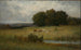 Szene mit Licht von Vieh in der Nähe eines Bachs - Edward Mitchell Bannister — Ansicht des Kunstwerks