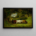 Rentrer les vaches - Edward Mitchell Bannister — gerahmtes Bild an der Wand