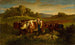 Hirten mit Kühen - Edward Mitchell Bannister — Ansicht des Kunstwerks