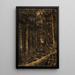 Landschaft mit Weg durch den Wald - Edward Mitchell Bannister — gerahmtes Bild an der Wand